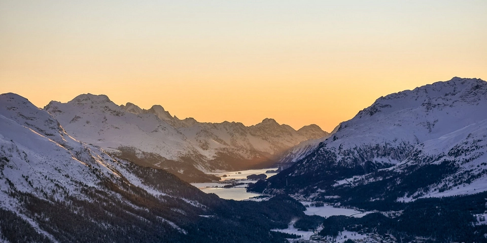 Engadin Berglandschaft